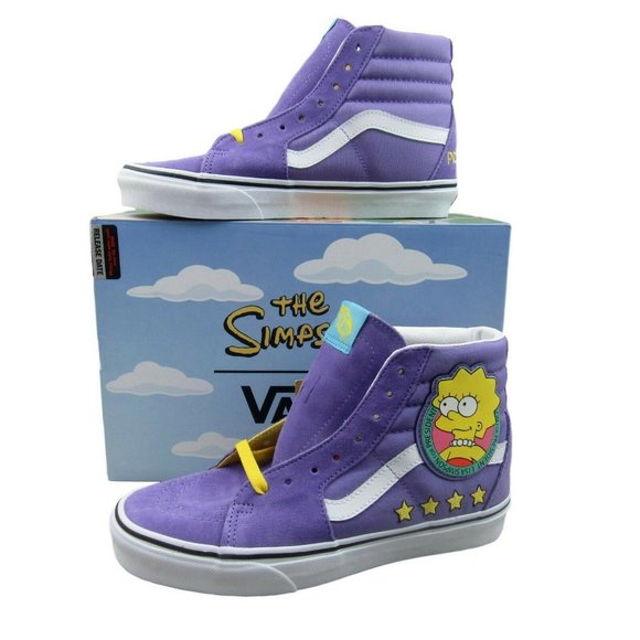 vans x simpsons sk8 hi